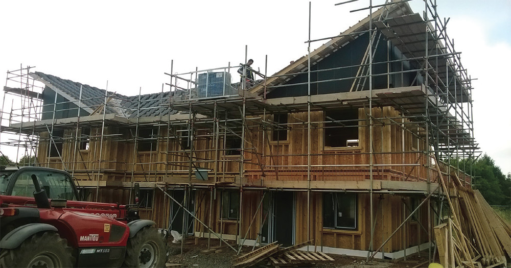 The timber frame construction