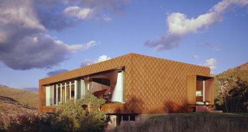 LEED silver home graces Utah canyon