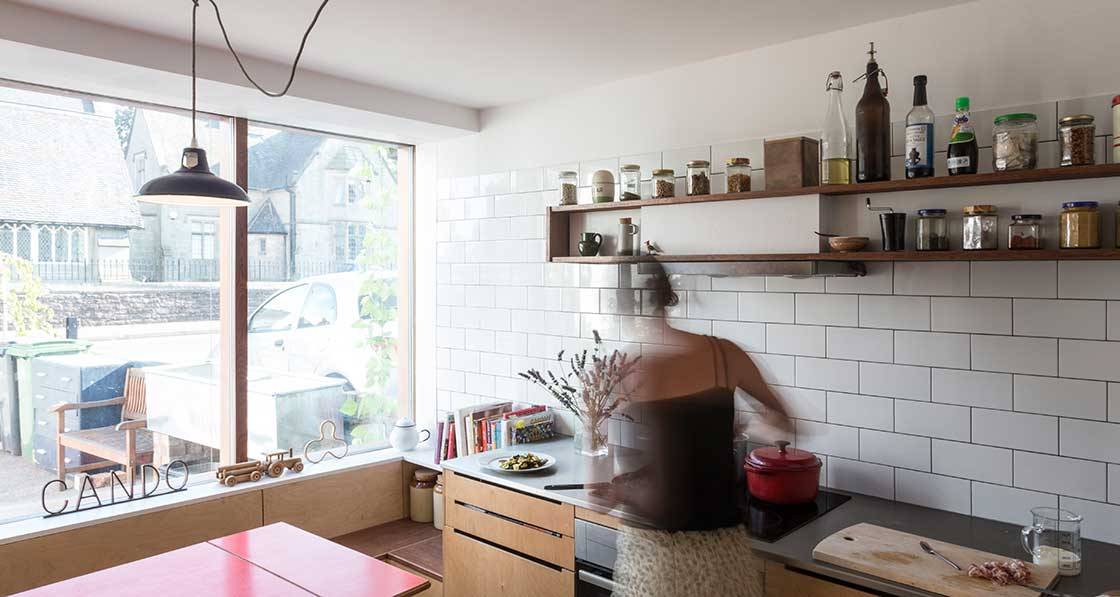 From derelict shop to tiny low energy home