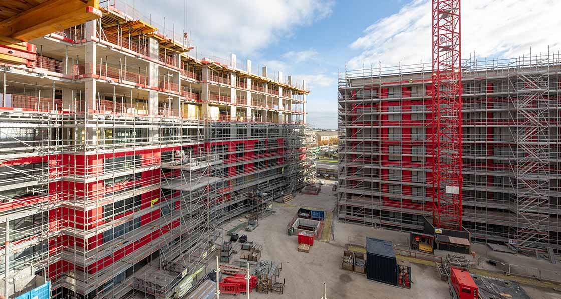 Proctor membrane used on landmark Dublin passive scheme